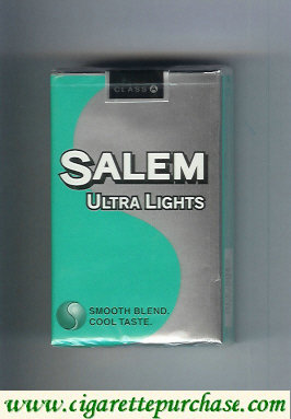 Salem Ultra Lights cigarettes soft box